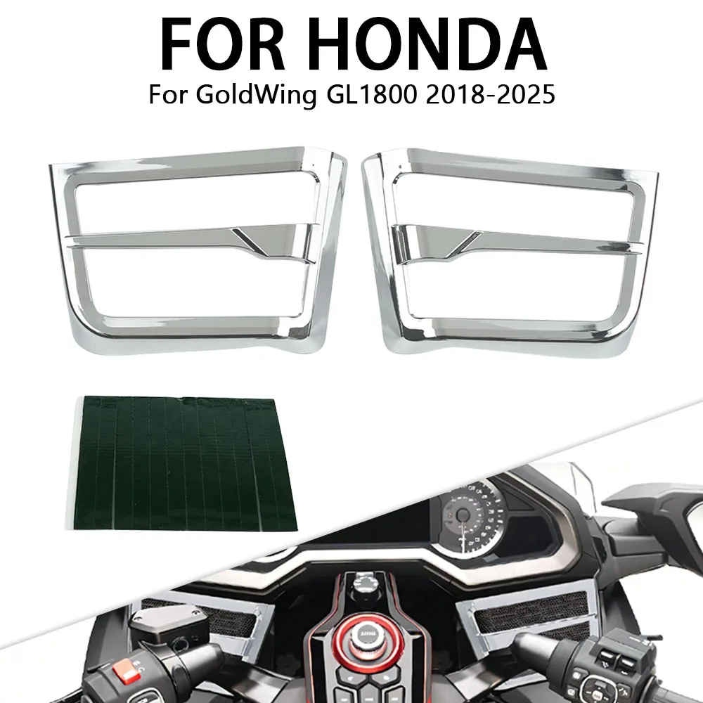 Fit For Honda Gold Wing GL1800 Goldwing F6B 2018 - 2026 Motorcycle Accessories Chrome Front Speaker Grille Cover Trim Decoration
Fit For Honda Gold Wing GL1800 Goldwing F6B 2018 - 2026 Motorcycle Accessories Chrome Front Speaker Grille Cover Trim Decoration
