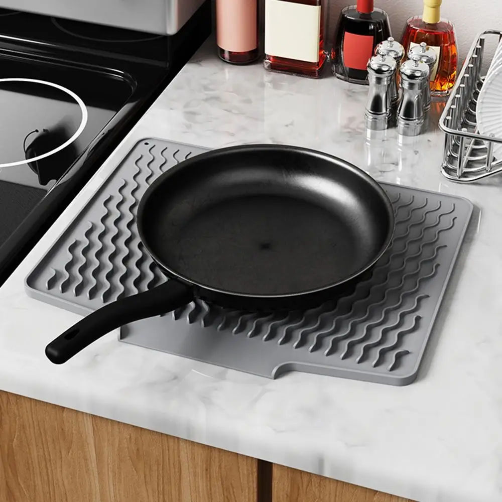 Dish Rack Mat Large Silicone Dish Drying Mat Anti-Slip Anti-scald Folding Drainer Mat Quick Dry Slope Guide Sink Mat Pans
Dish Rack Mat Large Silicone Dish Drying Mat Anti-Slip Anti-scald Folding Drainer Mat Quick Dry Slope Guide Sink Mat Pans