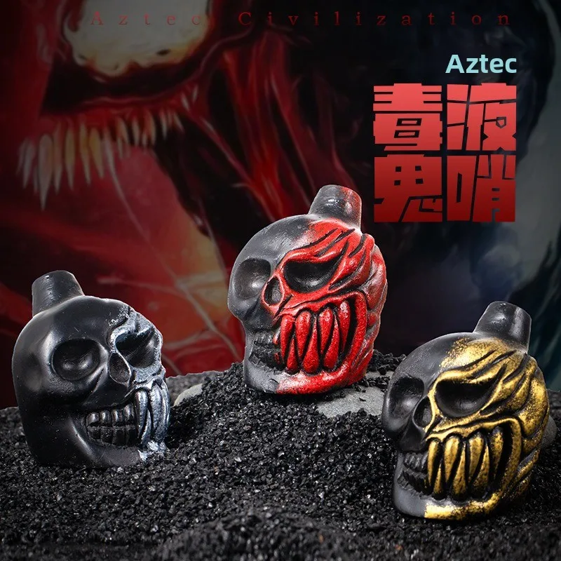 Aztec Death Whistle Party Props Resin Skull Venom Ghost Whistle Style
Aztec Death Whistle Party Props Resin Skull Venom Ghost Whistle Style