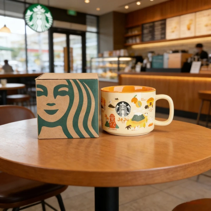 Starbucks Yellow Ceramic Jeju Mug 355ml Korea Regional Cup Nature Culture Illustrations Stylish Drinkware
Starbucks Yellow Ceramic Jeju Mug 355ml Korea Regional Cup Nature Culture Illustrations Stylish Drinkware