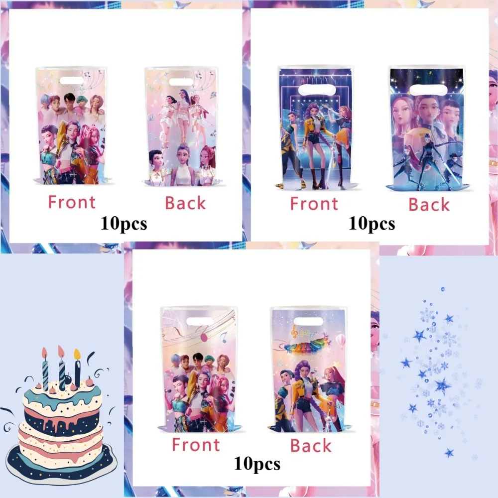 Cute Cartoon K-pop Party Tableware Kit, Anime Style Birthday Table Decor, Portable Gift Bag Set for Girls Party
Cute Cartoon K-pop Party Tableware Kit, Anime Style Birthday Table Decor, Portable Gift Bag Set for Girls Party