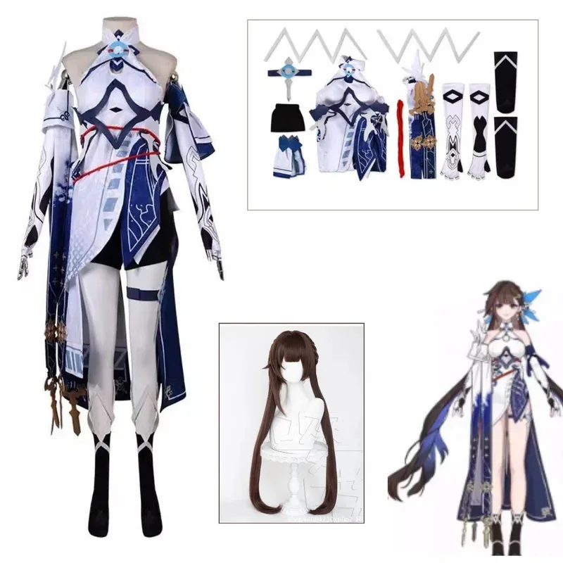 Anime Game Honkai Impact 3 Sushang Cosplay Costume Wig Cute Ceremonial Dress Halloween Carnival Sushang Li Dress
Anime Game Honkai Impact 3 Sushang Cosplay Costume Wig Cute Ceremonial Dress Halloween Carnival Sushang Li Dress
