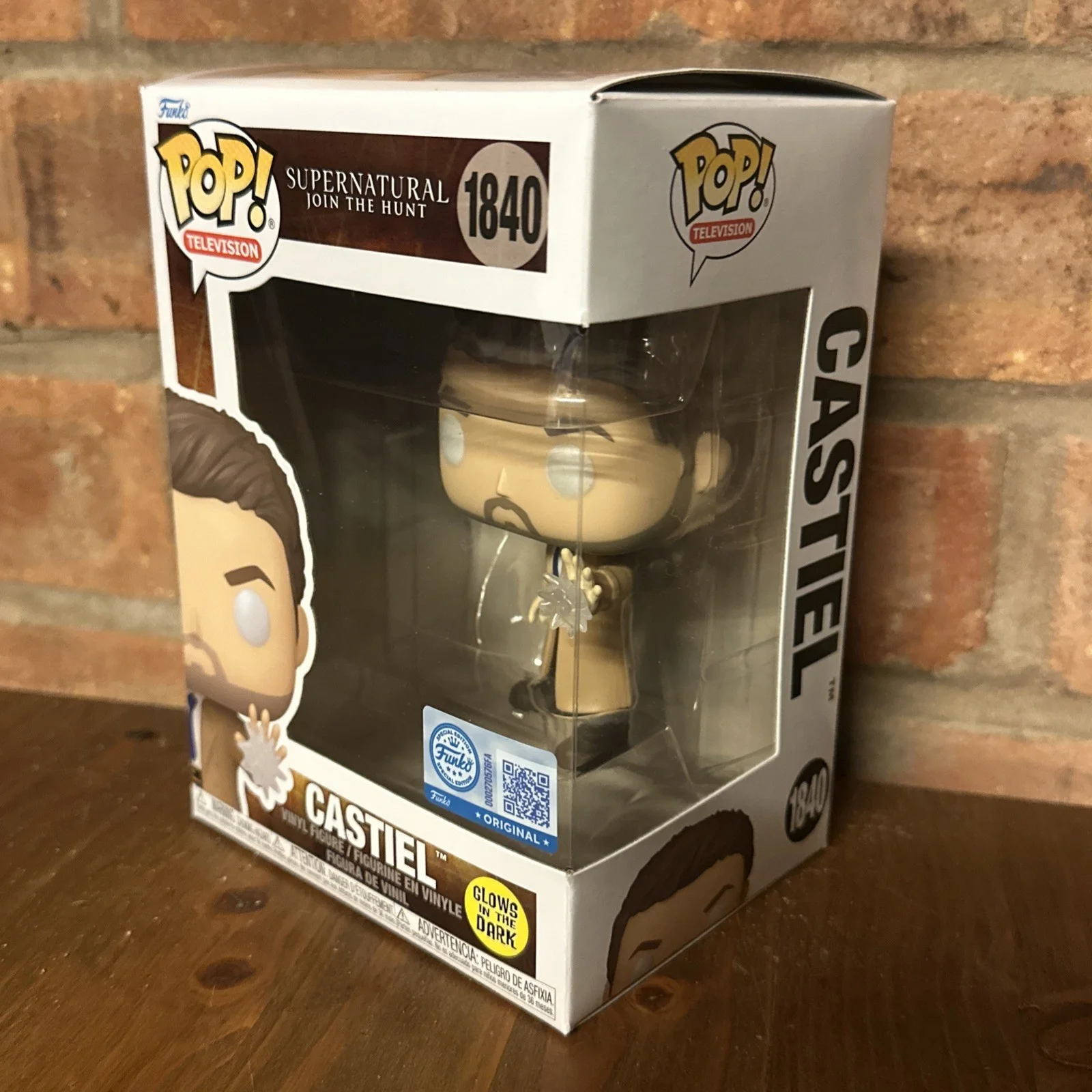 Supernatural Castiel (Glow) Figure #1840 Funko Pop Official Authentic Collect Limited Edition Figures Supernatural Fans Toy Gift
Supernatural Castiel (Glow) Figure #1840 Funko Pop Official Authentic Collect Limited Edition Figures Supernatural Fans Toy Gift