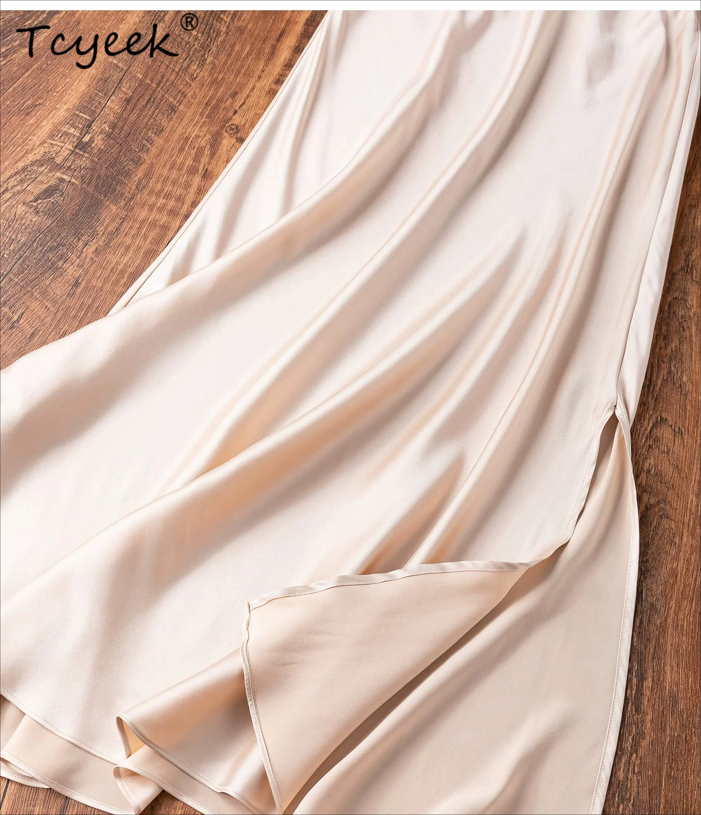 Tcyeek 93% Real Silk Womens Skirts Elegant Skirt for Woman Summer Clothes split Bodycon Skirt Elastic Waist Faldones Para Mujer
Tcyeek 93% Real Silk Womens Skirts Elegant Skirt for Woman Summer Clothes split Bodycon Skirt Elastic Waist Faldones Para Mujer