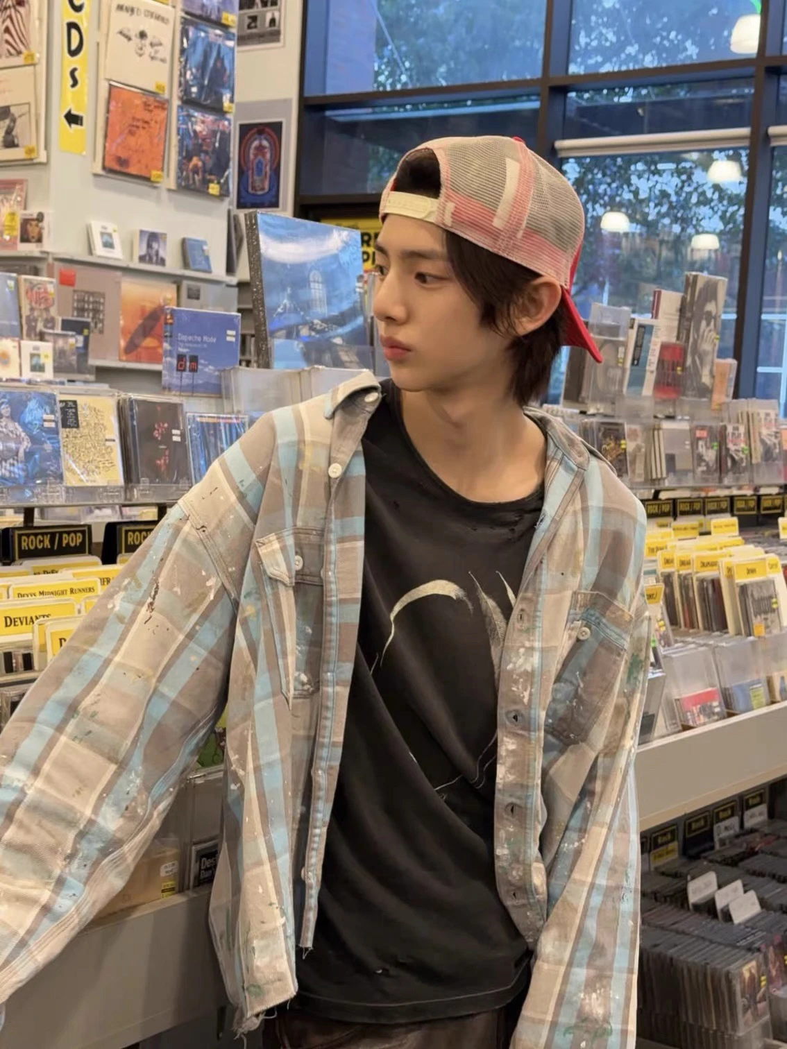 StainLess Dirty Dyeing Loose Long Sleeve Shirt Coat Plaid Pattern CleanFit Style Cotton Material Youth Suitable Autumn Winter
StainLess Dirty Dyeing Loose Long Sleeve Shirt Coat Plaid Pattern CleanFit Style Cotton Material Youth Suitable Autumn Winter