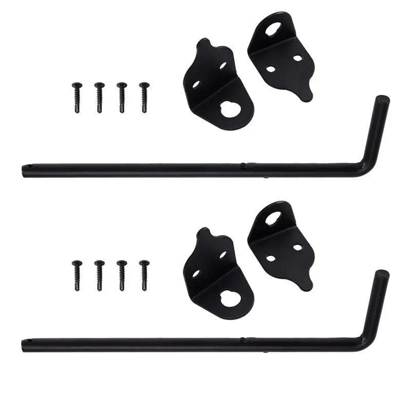 VEHO-Gate Stopper 12" Cane Bolt Heavy Duty Drop Rod Gate Ground Latch For Wooden Fences Metal Gates Doors 2Pcs
VEHO-Gate Stopper 12" Cane Bolt Heavy Duty Drop Rod Gate Ground Latch For Wooden Fences Metal Gates Doors 2Pcs
