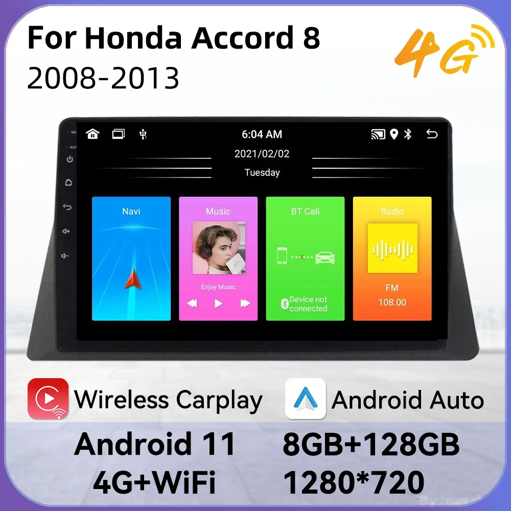 2 Din Android Car Stereo with Screen for Honda Accord 8 2008-2013 Car Radio Multimedia Player GPS Navigation WIFI FM Autoradio
2 Din Android Car Stereo with Screen for Honda Accord 8 2008-2013 Car Radio Multimedia Player GPS Navigation WIFI FM Autoradio