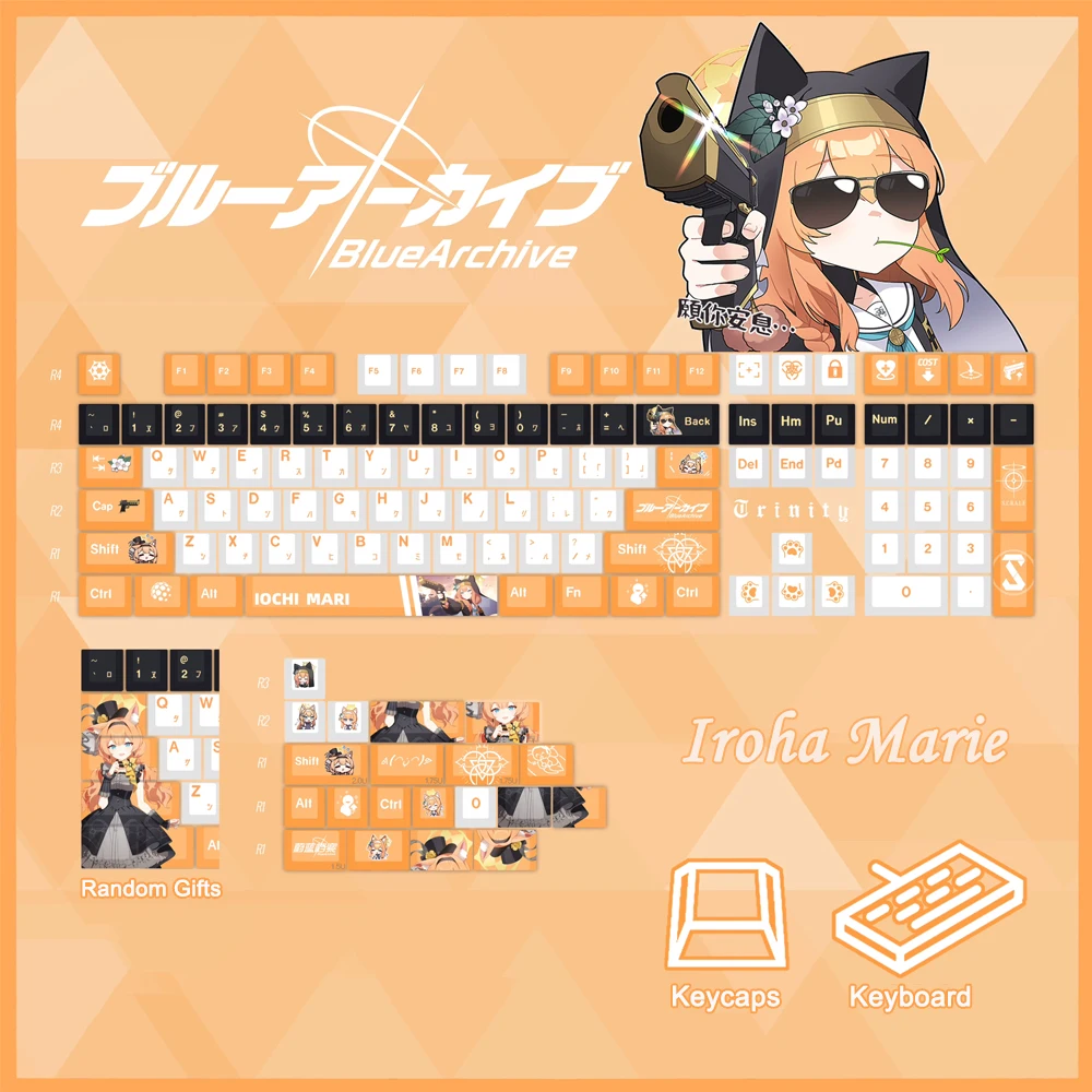 Azur Lane Keycaps KMS Prinz Eugen 128 Keys PBT Keycaps Anime Games Beauty Key caps Cherry Profile For DIY Mechanical Keyboards
Azur Lane Keycaps KMS Prinz Eugen 128 Keys PBT Keycaps Anime Games Beauty Key caps Cherry Profile For DIY Mechanical Keyboards