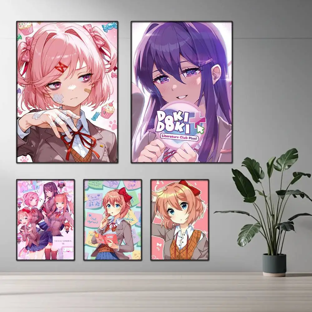 Anime Doki D-Doki L-Literatuare Club Poster Versatile HD Waterproof Wall Art Self-Adhesive Decor for Any Space Ideal Gift
Anime Doki D-Doki L-Literatuare Club Poster Versatile HD Waterproof Wall Art Self-Adhesive Decor for Any Space Ideal Gift