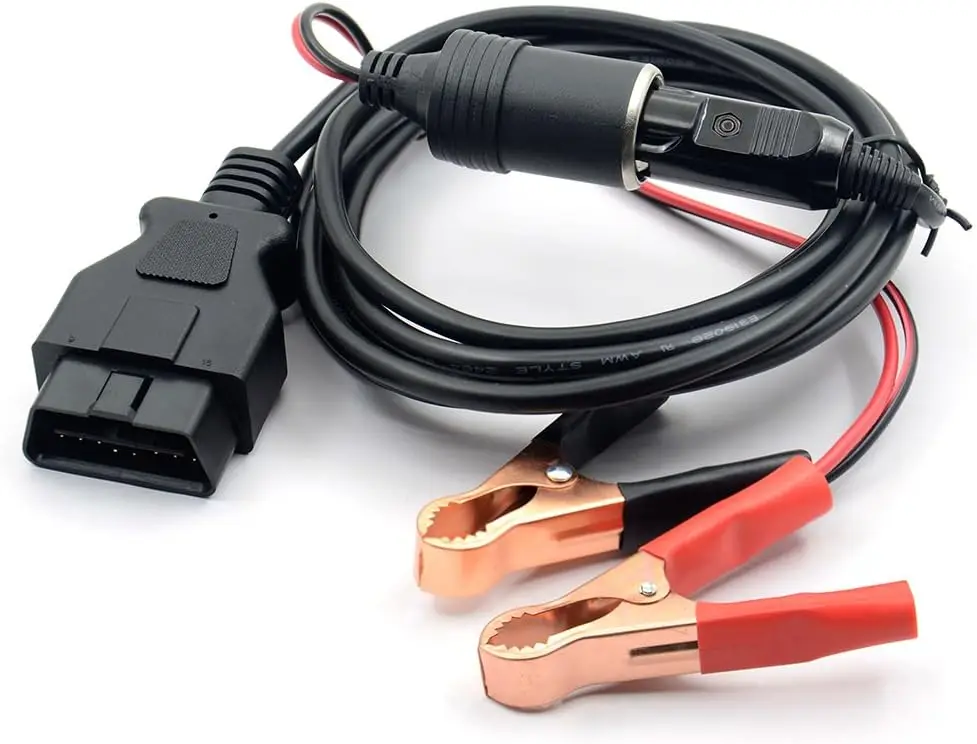 OBD II Memory Saver with 10ft Cable, Gold Plated Pins, 8A Fuse for Safe Battery Change
OBD II Memory Saver with 10ft Cable, Gold Plated Pins, 8A Fuse for Safe Battery Change