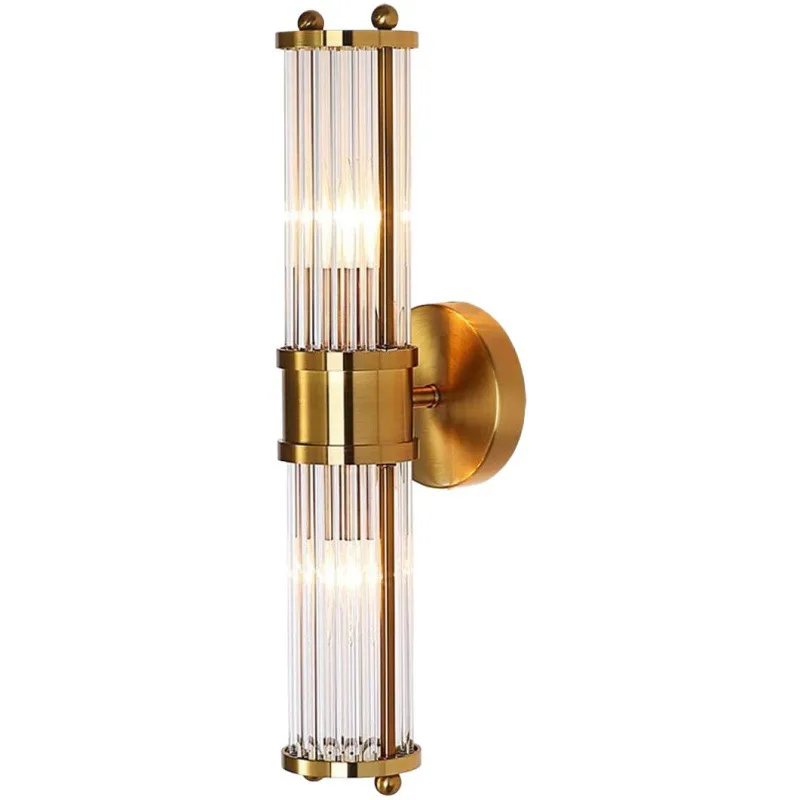 Wall lamp bedroom bedside simple glass, post-modern light luxury creative TV background wall wall lamp
Wall lamp bedroom bedside simple glass, post-modern light luxury creative TV background wall wall lamp