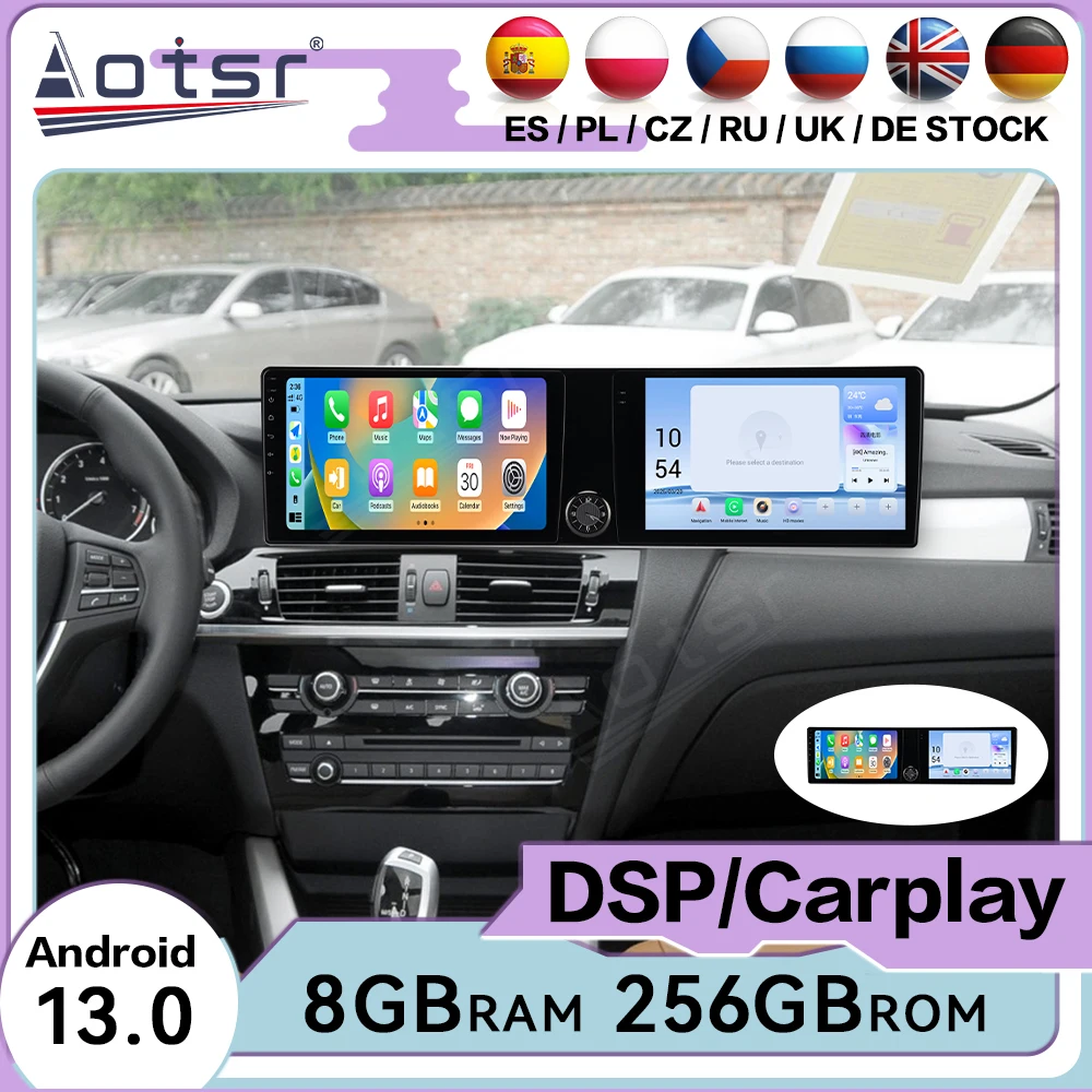Multi-system Switching Multimedia Stereo Receiver Android Auto For BMW X3 2011~2016 GPS Navigation Stereo Car Radio Head Unit
Multi-system Switching Multimedia Stereo Receiver Android Auto For BMW X3 2011~2016 GPS Navigation Stereo Car Radio Head Unit