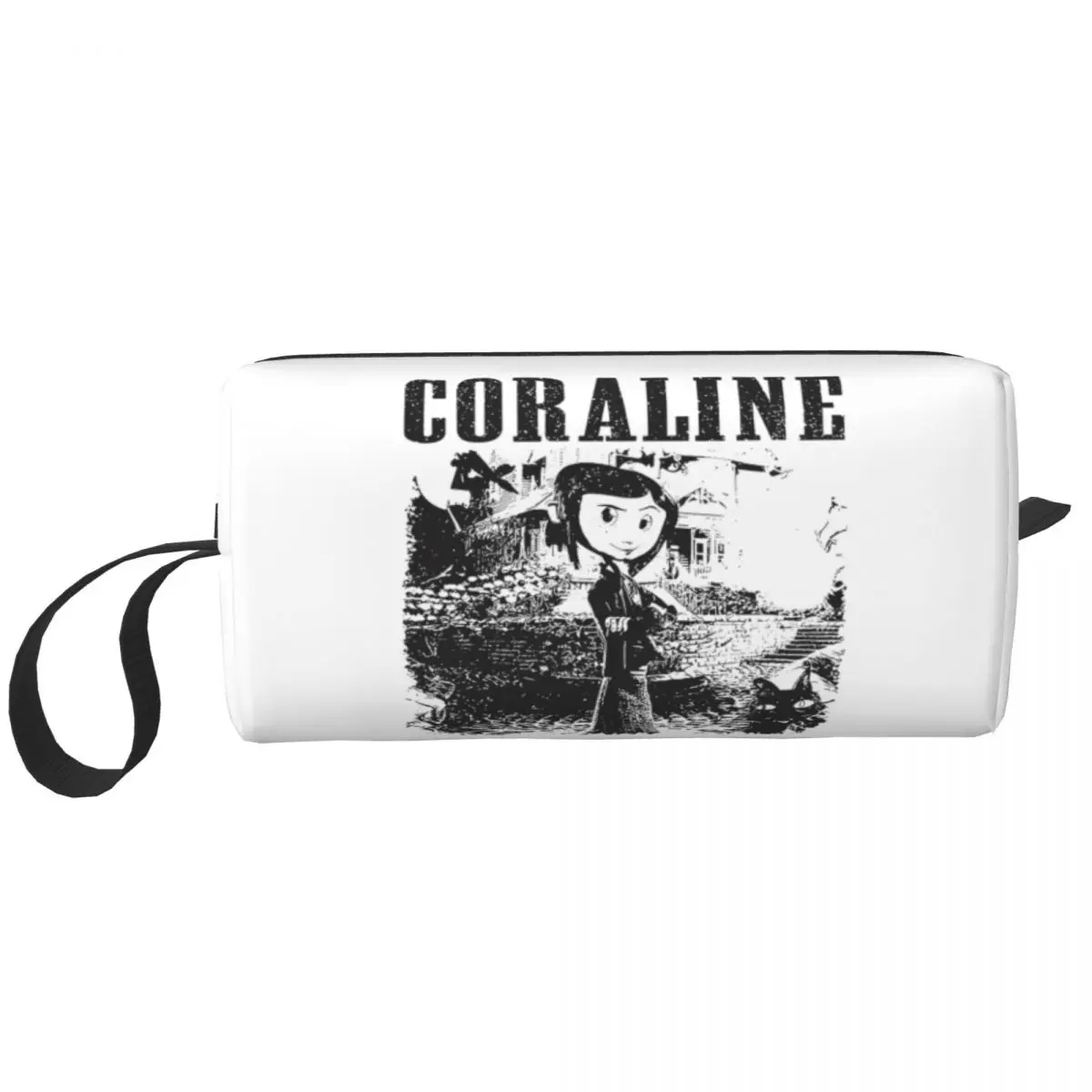 Custom Halloween Horror Movie Coraline Travel Cosmetic Bag for Women Makeup Toiletry Organizer Ladies Beauty Storage Dopp Kit
Custom Halloween Horror Movie Coraline Travel Cosmetic Bag for Women Makeup Toiletry Organizer Ladies Beauty Storage Dopp Kit