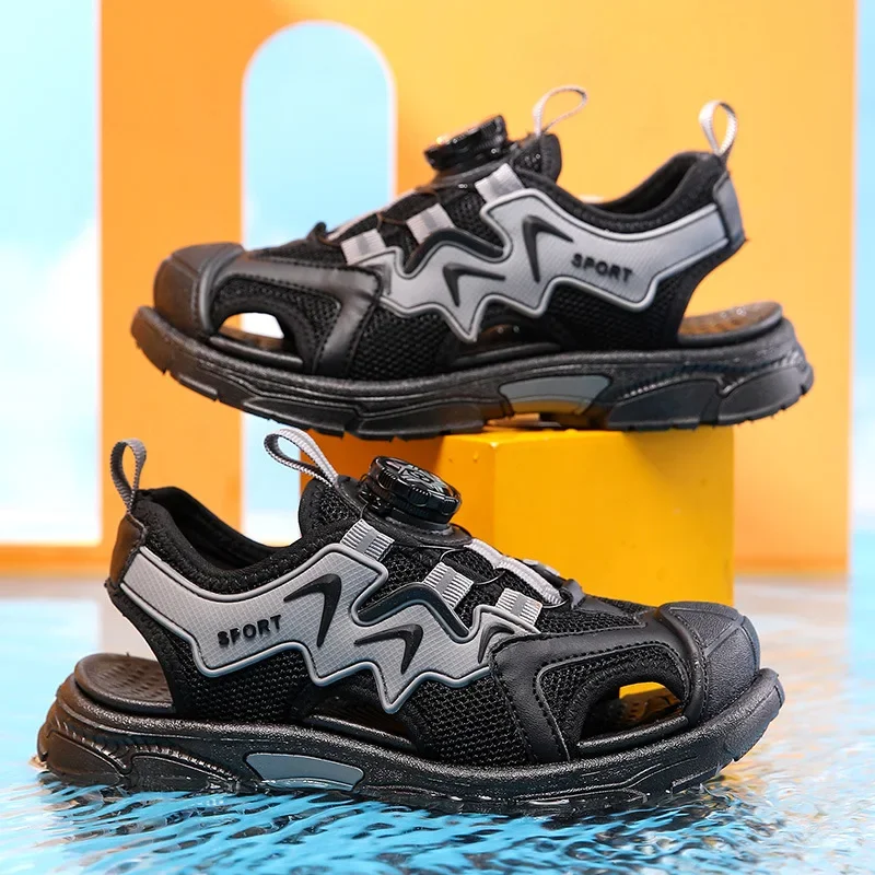 Boys' Shoes Sandals Baotou 2024 New Summer Children's Beach Net Shoes Medium and Large Children's Comfortable Breathable Sandals
Boys' Shoes Sandals Baotou 2024 New Summer Children's Beach Net Shoes Medium and Large Children's Comfortable Breathable Sandals