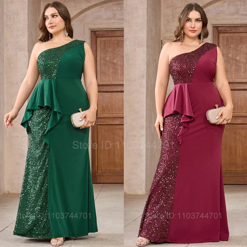 Vaintage One Shoulder Dress Bodycon High Split Sequin Frock Formal Party Outfits Sleeveless Gown Dresses Elegant Female Clothing
Vaintage One Shoulder Dress Bodycon High Split Sequin Frock Formal Party Outfits Sleeveless Gown Dresses Elegant Female Clothing