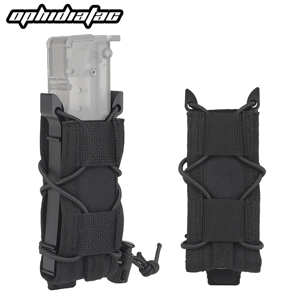 OPHIDIANTAC Magazine Pouch 9MM Molle Pistol Single Mag Bag Flashlight Pouch Torch Holder Shooting
OPHIDIANTAC Magazine Pouch 9MM Molle Pistol Single Mag Bag Flashlight Pouch Torch Holder Shooting