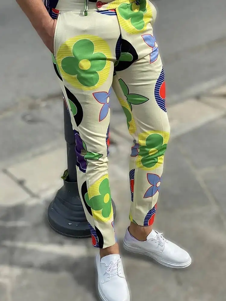 Мужские прямые брюки с ретро-принтом, повседневные деловые брюки со средней талией на молнии, осенняя модная уличная одежда
Мужские прямые брюки с ретро-принтом, повседневные деловые брюки со средней талией на молнии, осенняя модная уличная одежда