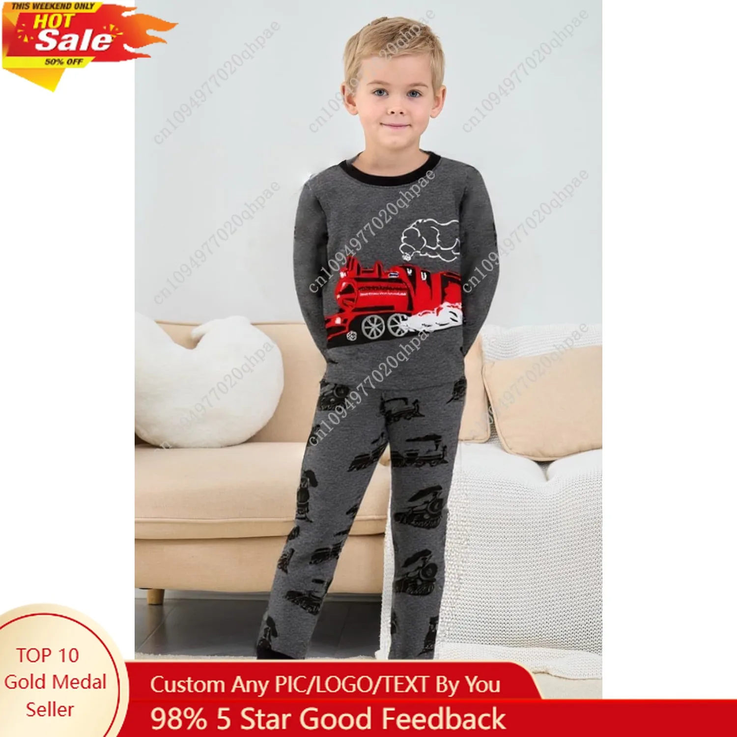 Popshion Little Boys Pajamas Sets Glow in Dark Dinosaur 100% Cotton 2 Piece Toddler Clothes Kids Pjs Sleepwear Size 2-10T
Popshion Little Boys Pajamas Sets Glow in Dark Dinosaur 100% Cotton 2 Piece Toddler Clothes Kids Pjs Sleepwear Size 2-10T