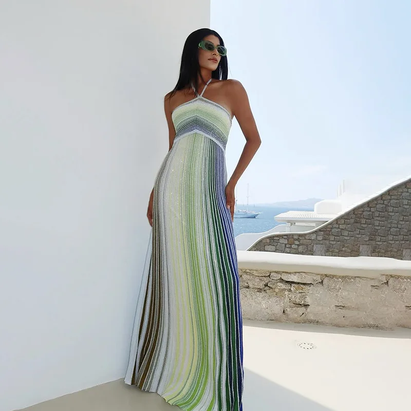 2025 New Sexy Backles Hit Color Chic Long Dresses for Women Strapless Sleeveless Backless High Waist Elegant Spring Dress Female
2025 New Sexy Backles Hit Color Chic Long Dresses for Women Strapless Sleeveless Backless High Waist Elegant Spring Dress Female