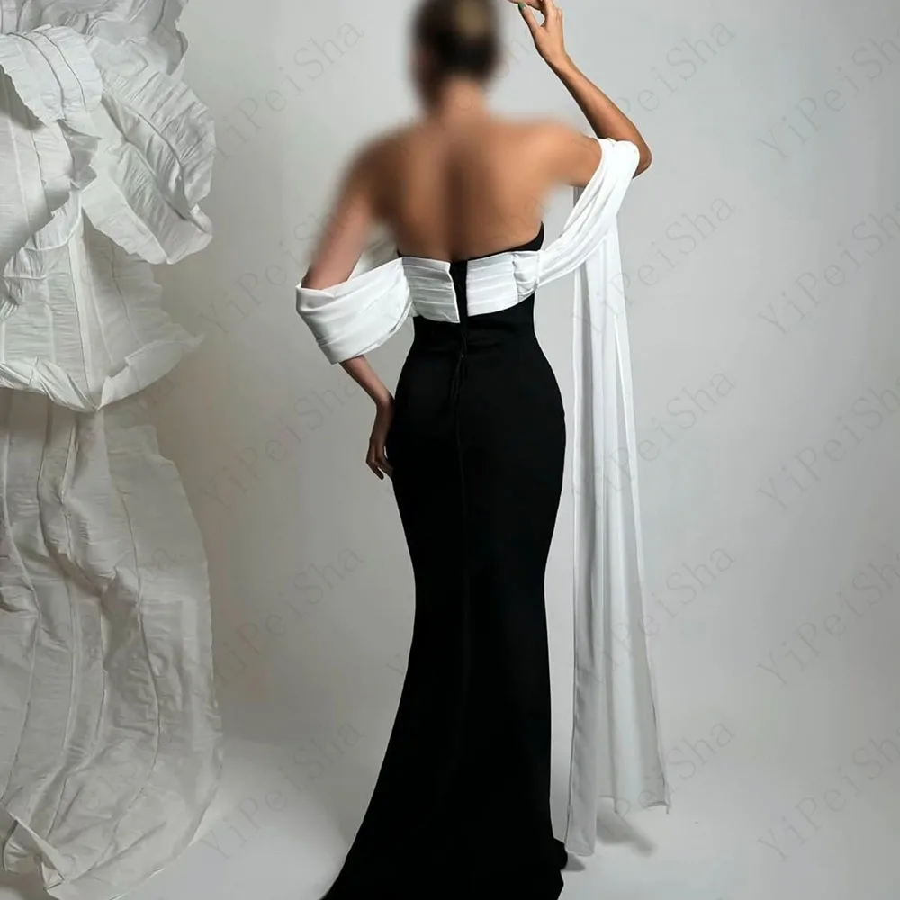 Customized A-Line Prom Dresses Floor-Length Strapless Sleeveless Evening Gown Simple Fashion Pleat Stole Backless Party Gown
Customized A-Line Prom Dresses Floor-Length Strapless Sleeveless Evening Gown Simple Fashion Pleat Stole Backless Party Gown