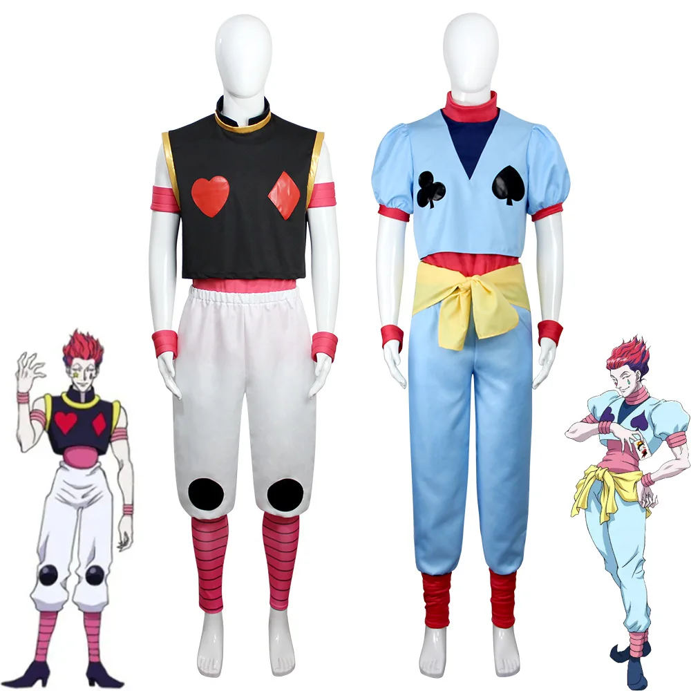 Anime HUNTER X HUNTER Hisoka Cosplay Costume Full Set Suit Unisex Phantom Troupe Cos Uniform Halloween Cosplay Outfits
Anime HUNTER X HUNTER Hisoka Cosplay Costume Full Set Suit Unisex Phantom Troupe Cos Uniform Halloween Cosplay Outfits