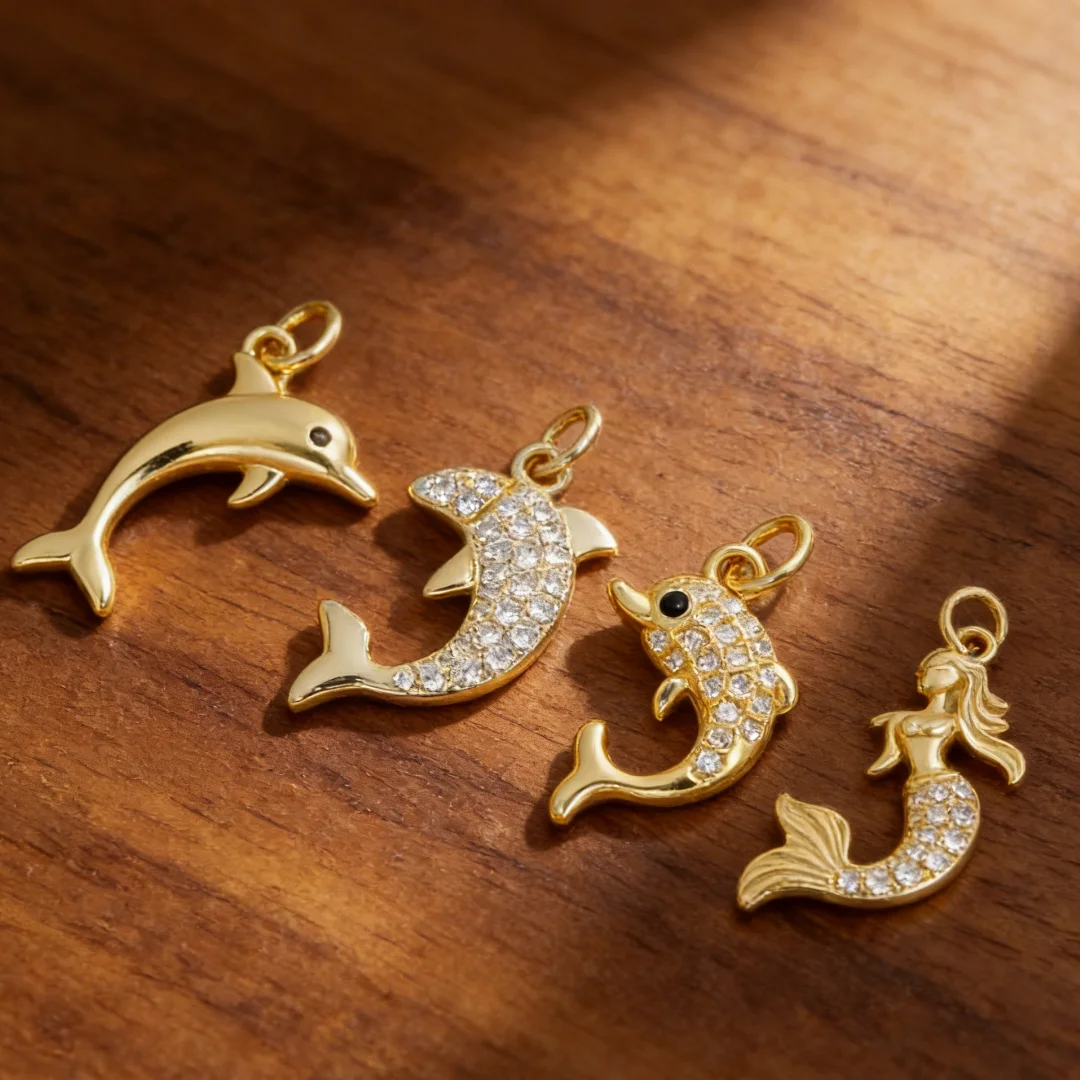 12 шт. подвесок из латуни с цирконием в виде дельфина, винтажные аксессуары для изготовления ювелирных изделий, ожерелий и браслетов своими руками
12 шт. подвесок из латуни с цирконием в виде дельфина, винтажные аксессуары для изготовления ювелирных изделий, ожерелий и браслетов своими руками
