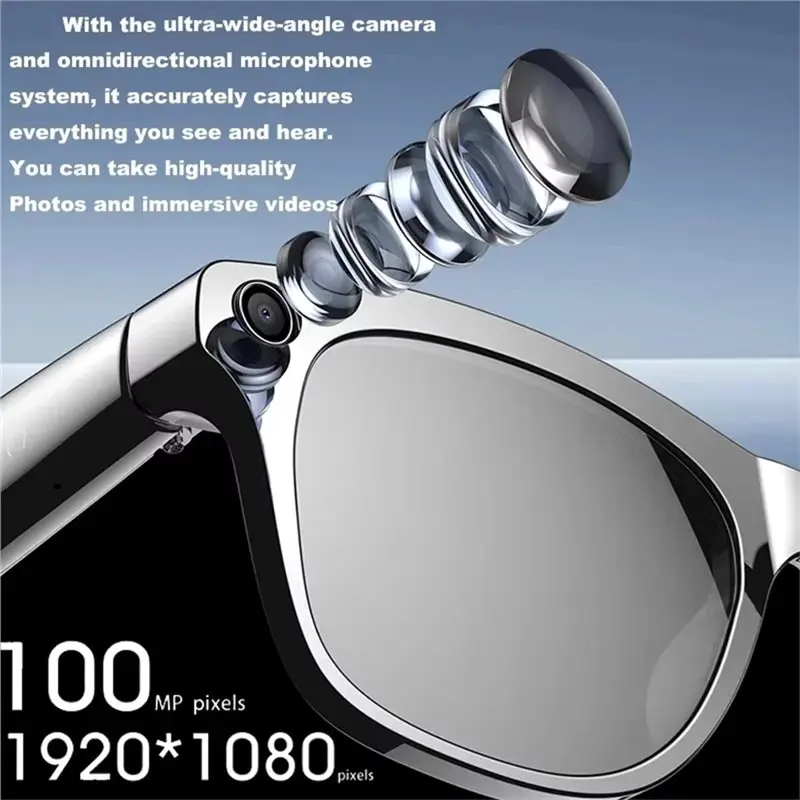 【ANNIVERSARY SALE】AI GPT Camera 8K HD Smart Glasses Bluetooth Call 260Mah Battery Voice Assistant Translate Office Identify Obje
【ANNIVERSARY SALE】AI GPT Camera 8K HD Smart Glasses Bluetooth Call 260Mah Battery Voice Assistant Translate Office Identify Obje