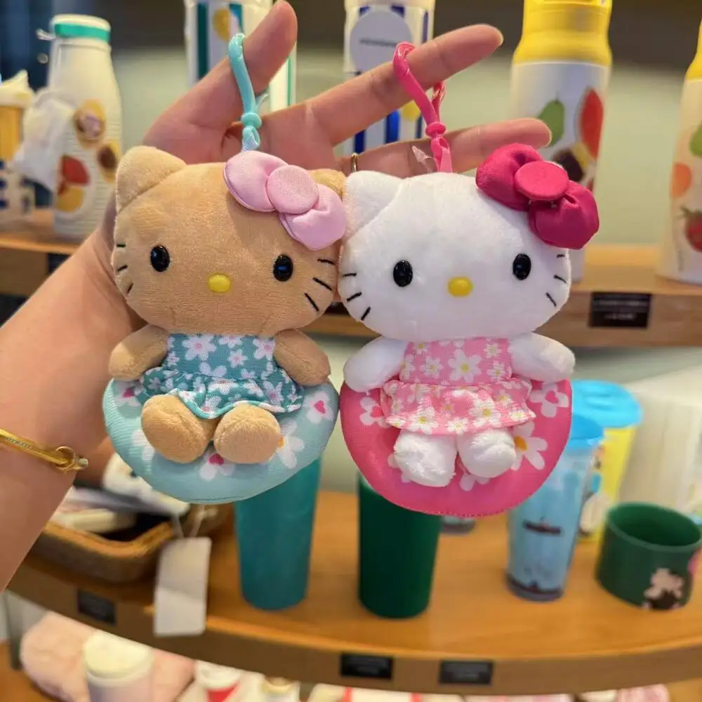 New Sanrio Hawaiian Black Skin Hello Kitty Floral Swimming Ring Doll Pendant Keychain Cartoon Kitty Cat Pendant Bag Accessories
New Sanrio Hawaiian Black Skin Hello Kitty Floral Swimming Ring Doll Pendant Keychain Cartoon Kitty Cat Pendant Bag Accessories