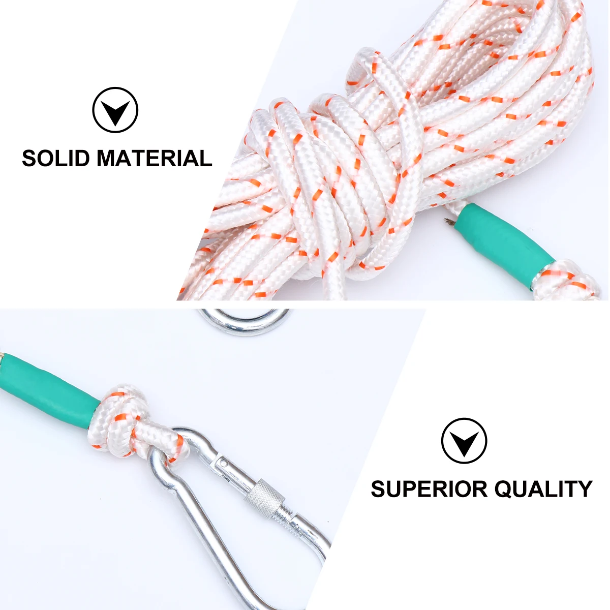 Nylon Safety Rope Durable Climbing Sling Rappelling Cord Heavy Duty Mountaineering Outdoor Camping Hiking Activities Equipment
Nylon Safety Rope Durable Climbing Sling Rappelling Cord Heavy Duty Mountaineering Outdoor Camping Hiking Activities Equipment