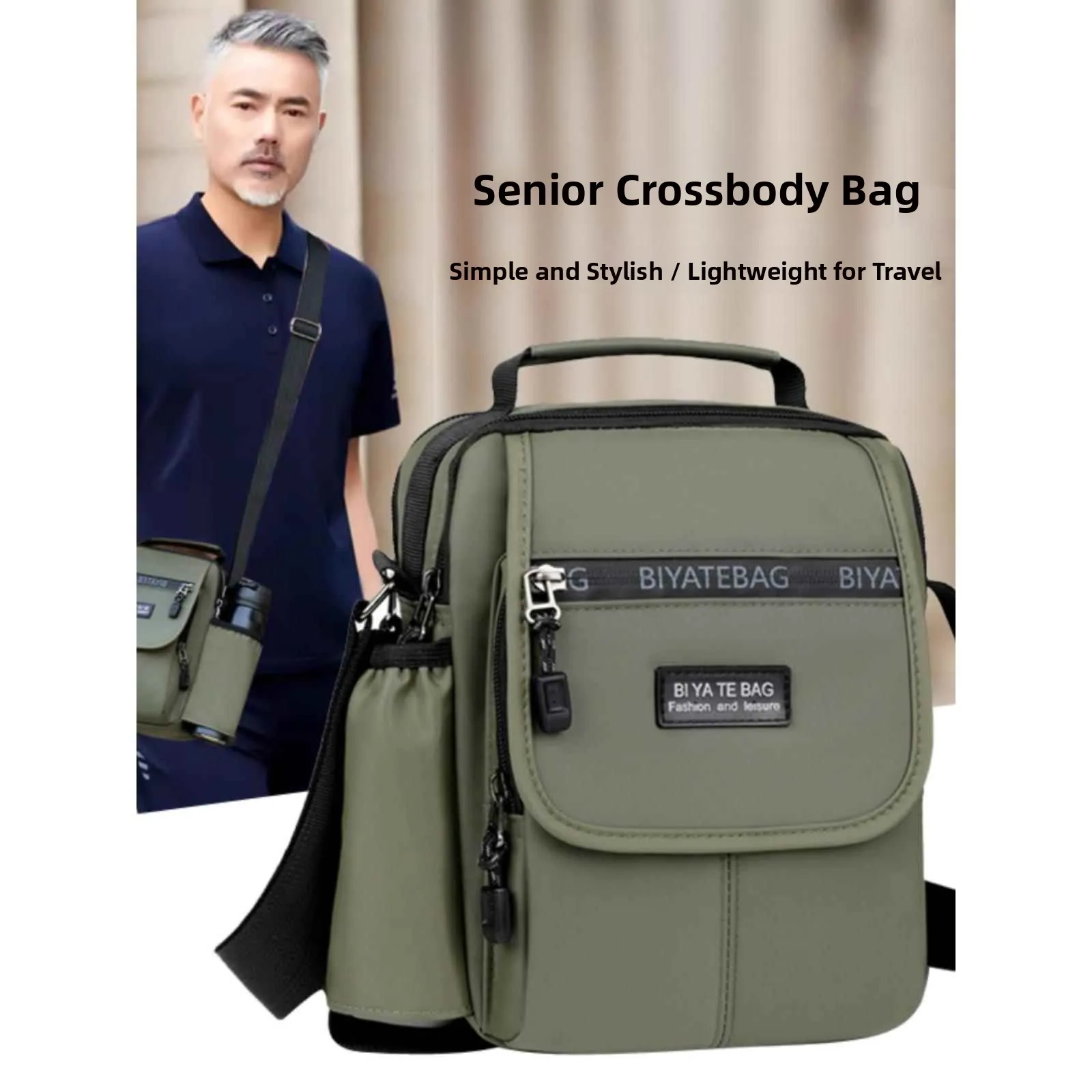 Water-Resistant Large Capaci Crossbody Bag for Men Travel Leisure Single oulder Bag Multi-Function Outdoor Bag with Cup P...
Water-Resistant Large Capaci Crossbody Bag for Men Travel Leisure Single oulder Bag Multi-Function Outdoor Bag with Cup P...