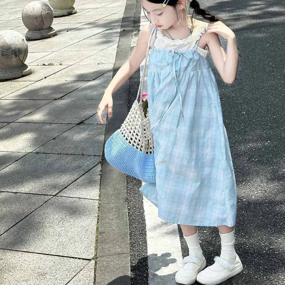 Модное свободное платье для девочек в клетку, летнее пляжное платье для подростков, праздничное платье на бретельках для детей
Модное свободное платье для девочек в клетку, летнее пляжное платье для подростков, праздничное платье на бретельках для детей