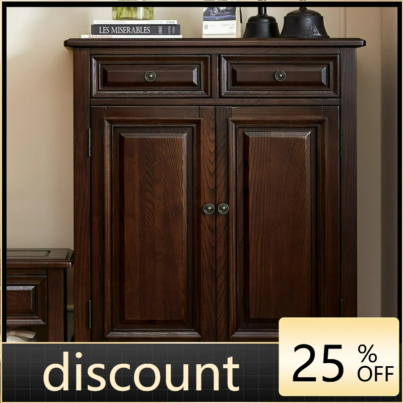 LTT American all-solid wood shoe cabinet household French light luxury retro multi-layer storage locker
LTT American all-solid wood shoe cabinet household French light luxury retro multi-layer storage locker