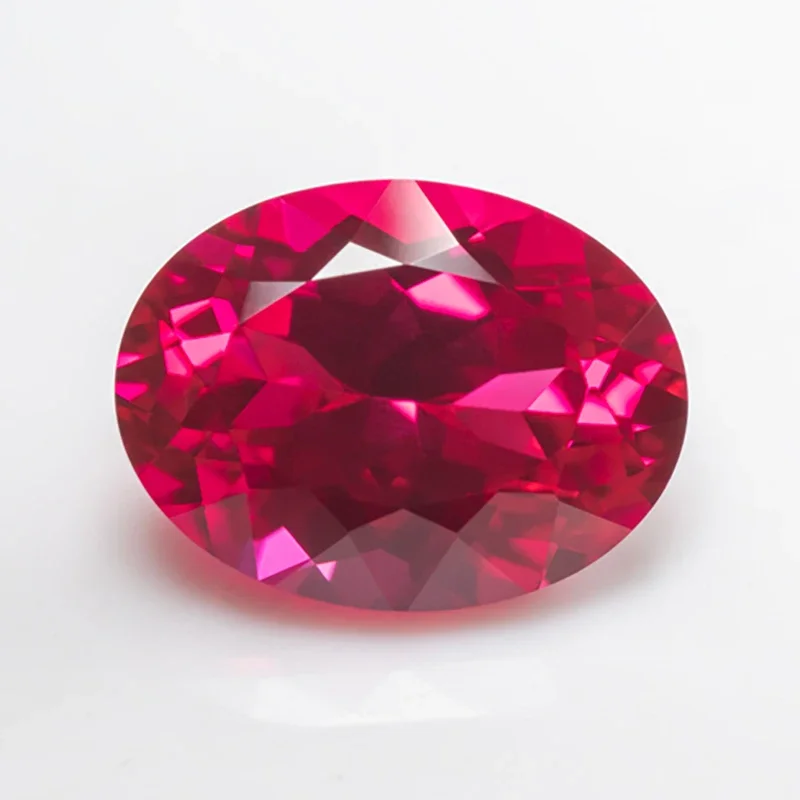 Lab Grown Ruby Red Color Oval Shape VVS1 Charms Gemstone For DIY Jewel Making Necklace Rings Materials Selectable Certificate
Lab Grown Ruby Red Color Oval Shape VVS1 Charms Gemstone For DIY Jewel Making Necklace Rings Materials Selectable Certificate