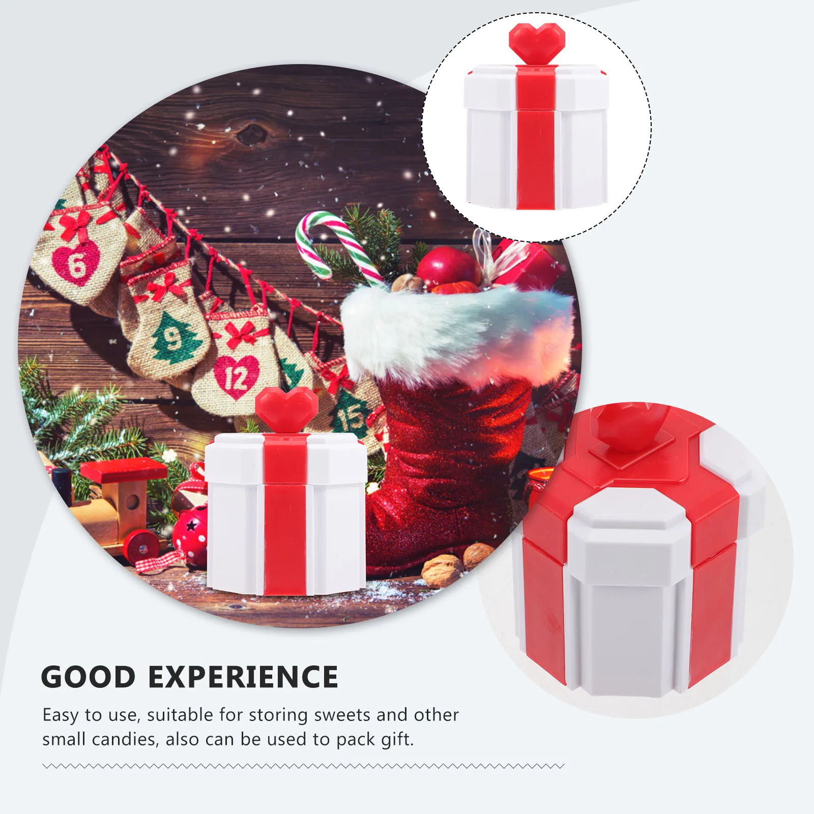 Love Candy Gift Box Christmas Boxes Lollipop Shaped Container Plastic Storage Holder
Love Candy Gift Box Christmas Boxes Lollipop Shaped Container Plastic Storage Holder
