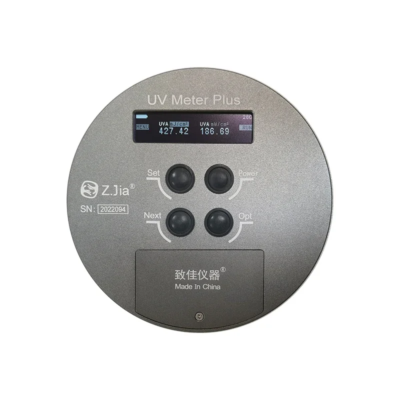 ZJIA UV METER PLUS UVA 320-390 нм Измеритель освещенности ультрафиолетового излучения UVICURE PLUS II Одноканальный однодиапазонный энергетический счет
ZJIA UV METER PLUS UVA 320-390 нм Измеритель освещенности ультрафиолетового излучения UVICURE PLUS II Одноканальный однодиапазонный энергетический счет