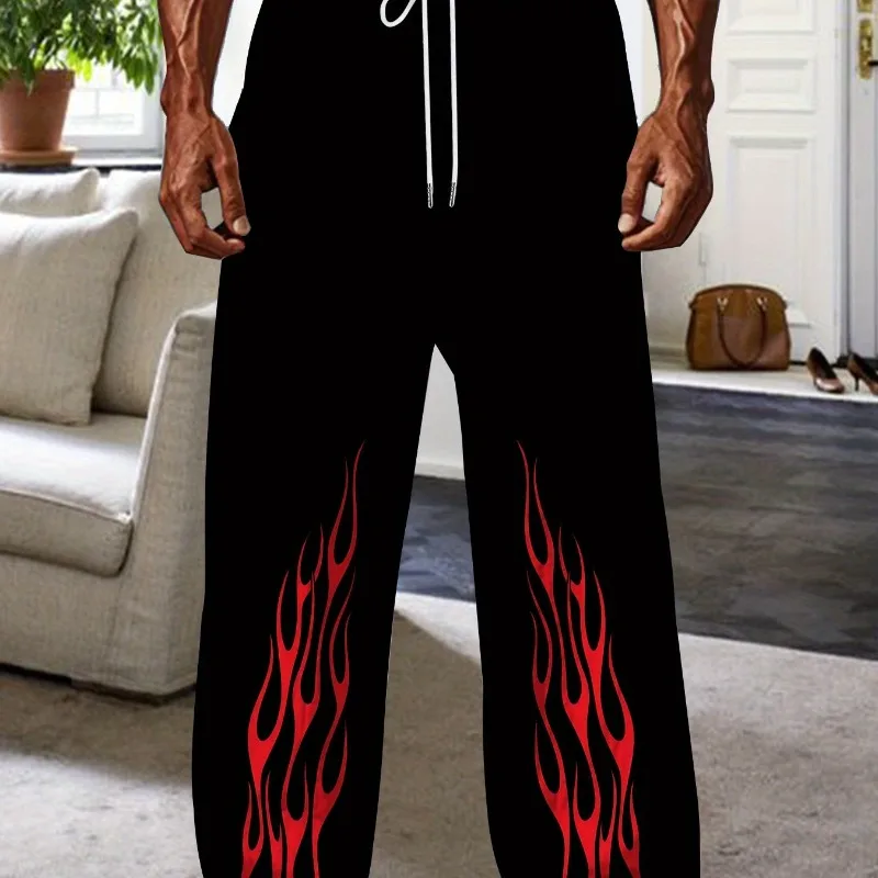 Men's Pants American Retro Loose Straight Leg Pants Autumn and Winter New Casual Jogging Sports Pants
Men's Pants American Retro Loose Straight Leg Pants Autumn and Winter New Casual Jogging Sports Pants