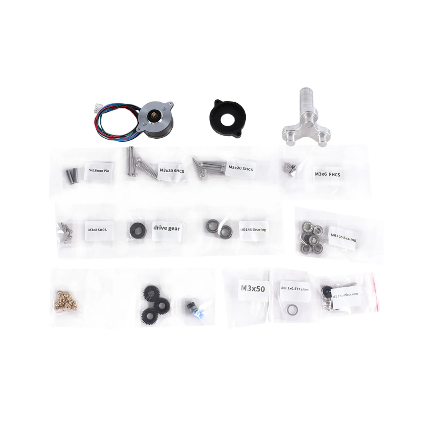 Blurolls Voron Galileo 2 Extruder Upgrade Hardware Kit with 36mm Round Stepper Motor
Blurolls Voron Galileo 2 Extruder Upgrade Hardware Kit with 36mm Round Stepper Motor