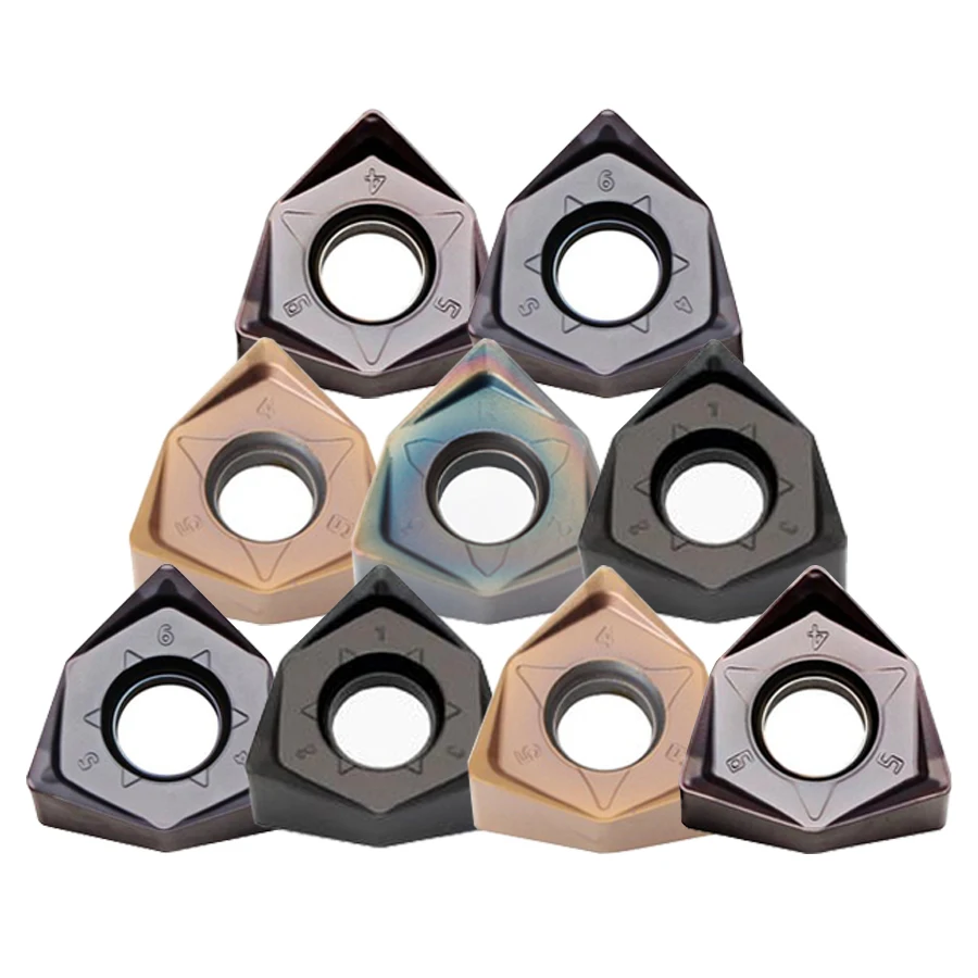 WNMU080608EN-GM B718 P6205 K5115 P6522 P8080 90° double-sided hexagonal plane blade instead of APMT1604 fast feed milling insert
WNMU080608EN-GM B718 P6205 K5115 P6522 P8080 90° double-sided hexagonal plane blade instead of APMT1604 fast feed milling insert