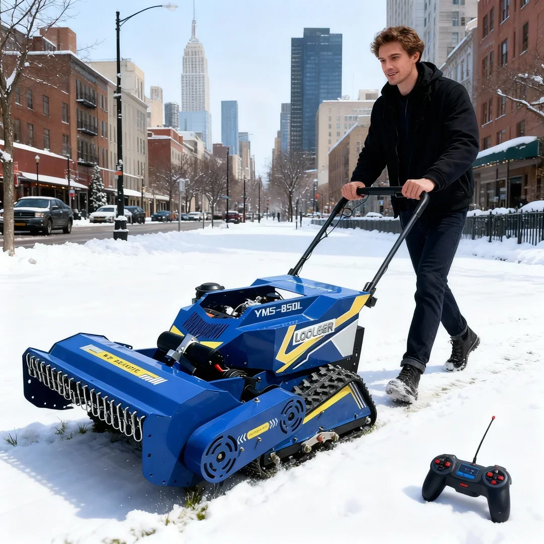 Customized Remote Control Flail Lawn Mower - 800-1000mm Cutting Width Crawler Robot for Ladder Farm Lawn Weeding
Customized Remote Control Flail Lawn Mower - 800-1000mm Cutting Width Crawler Robot for Ladder Farm Lawn Weeding