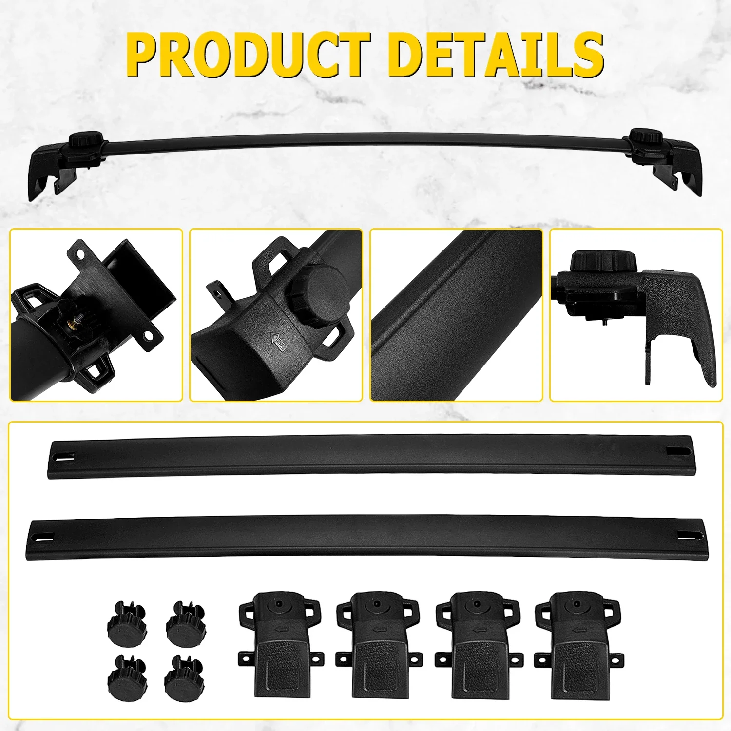2Pcs Roof Rack Cross Bar for Jeep Compass 2017-2022 Aluminium Alloy Luggage Carrier Kayak Bike Canoes Rooftop Cross Bars Holder
2Pcs Roof Rack Cross Bar for Jeep Compass 2017-2022 Aluminium Alloy Luggage Carrier Kayak Bike Canoes Rooftop Cross Bars Holder