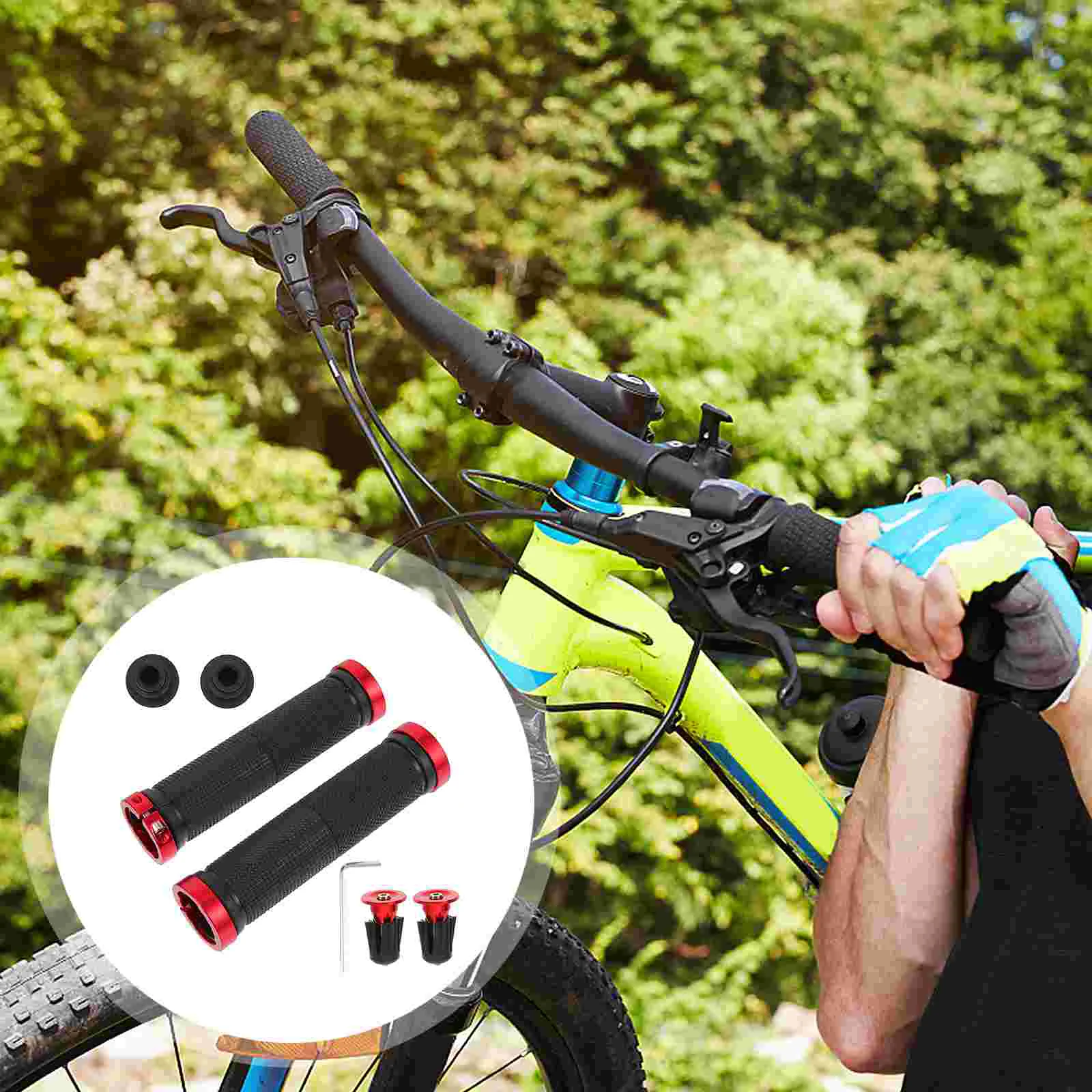 Handlebar Grips Non Shockproof Rubber Cover Lightweight Bike Handlebar Sleeve Mountain Bike
Handlebar Grips Non Shockproof Rubber Cover Lightweight Bike Handlebar Sleeve Mountain Bike