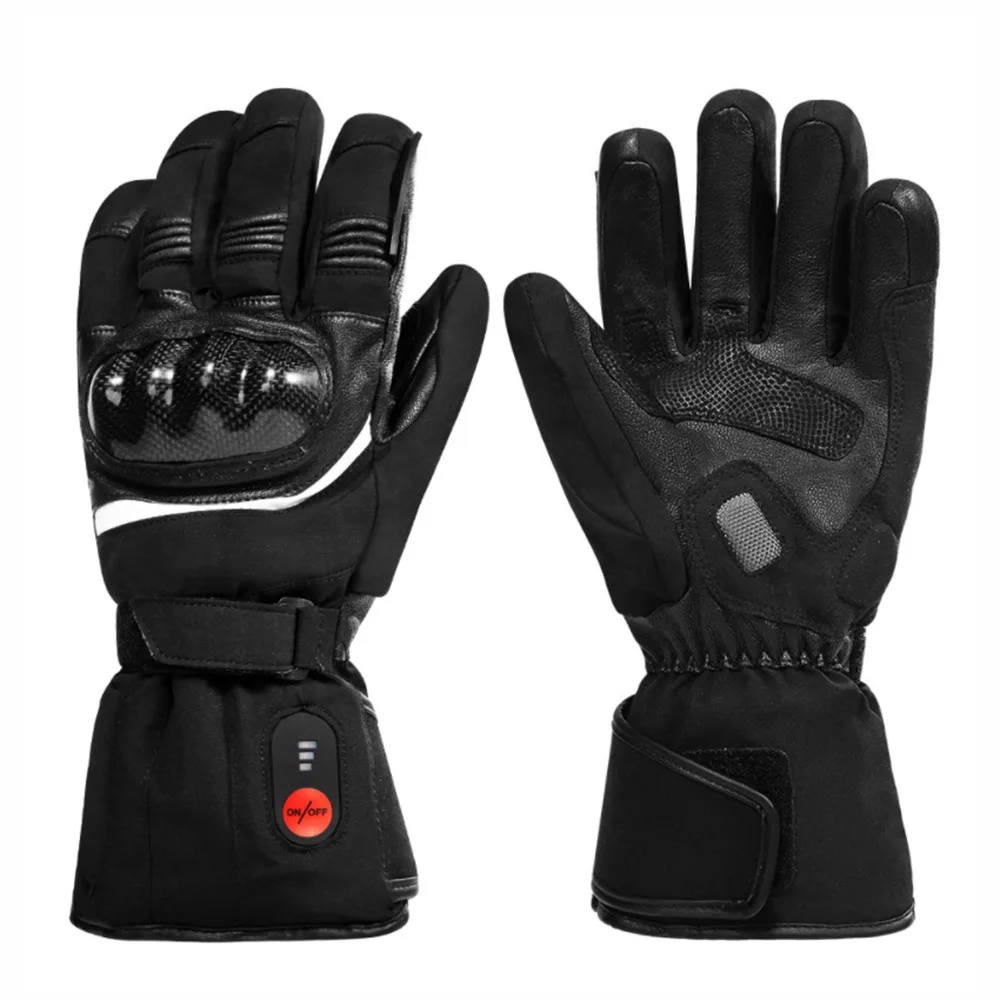 1 Pair Rechargeable Electric Heating Motorcycle Gloves Adjustable Temperature Winter Heated Gloves Warm Waterproof Windproof
1 Pair Rechargeable Electric Heating Motorcycle Gloves Adjustable Temperature Winter Heated Gloves Warm Waterproof Windproof