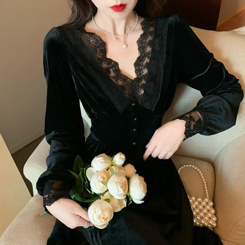 Fall Winter New Style Long Dress Show Figure under Coat Quality Women's Fashionable Base Layer Inner Wear Tea Break Dress
Fall Winter New Style Long Dress Show Figure under Coat Quality Women's Fashionable Base Layer Inner Wear Tea Break Dress