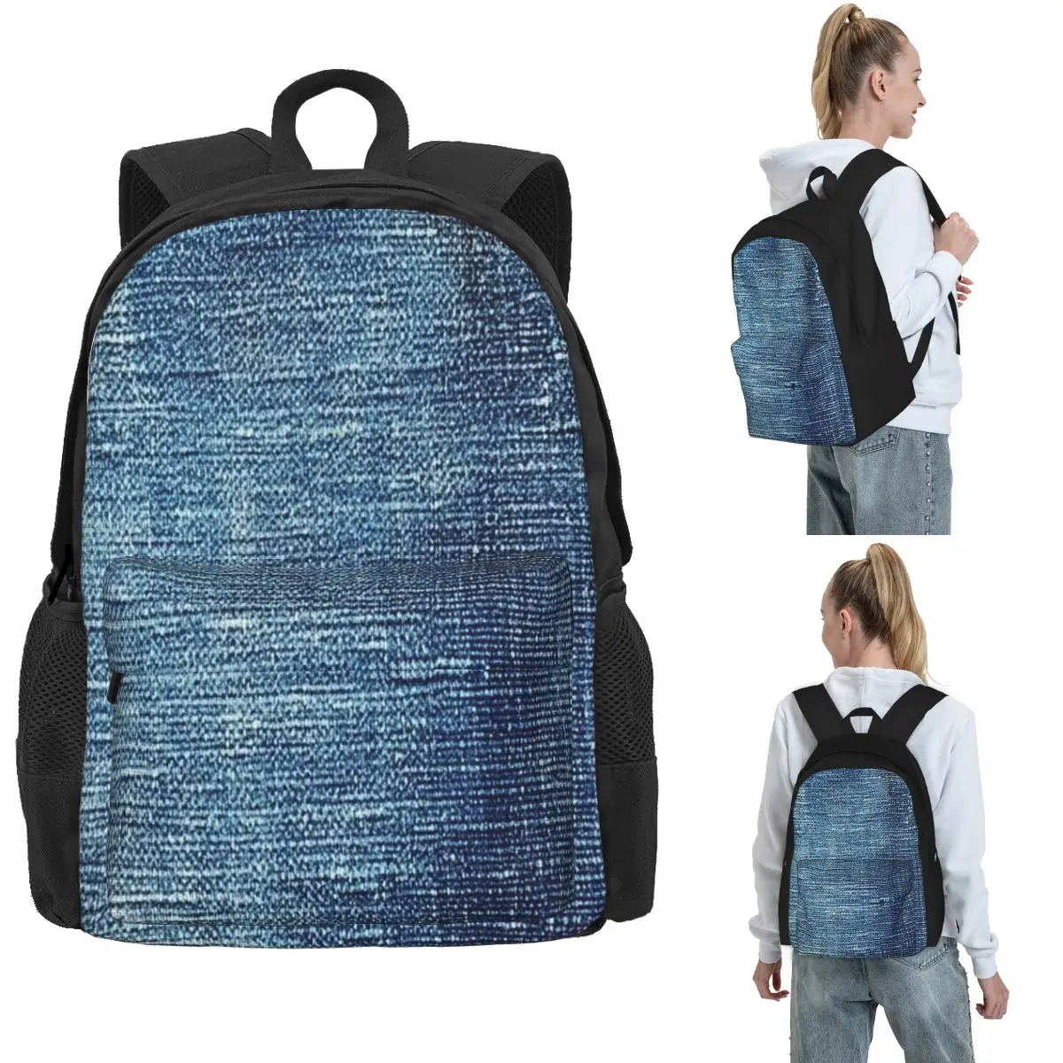 Ge Denim Texture Journal Backpack Hot Sale Daypack Large Capacity Children BookBag School Bag Shoulder Bags for Men Women
Ge Denim Texture Journal Backpack Hot Sale Daypack Large Capacity Children BookBag School Bag Shoulder Bags for Men Women