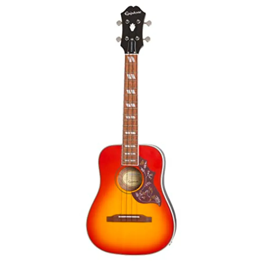 Hummingbird Tenor Uke Acoustic Electric for live performance and studio use, mahogany body, faded cherry sunburst finish, built
Hummingbird Tenor Uke Acoustic Electric for live performance and studio use, mahogany body, faded cherry sunburst finish, built