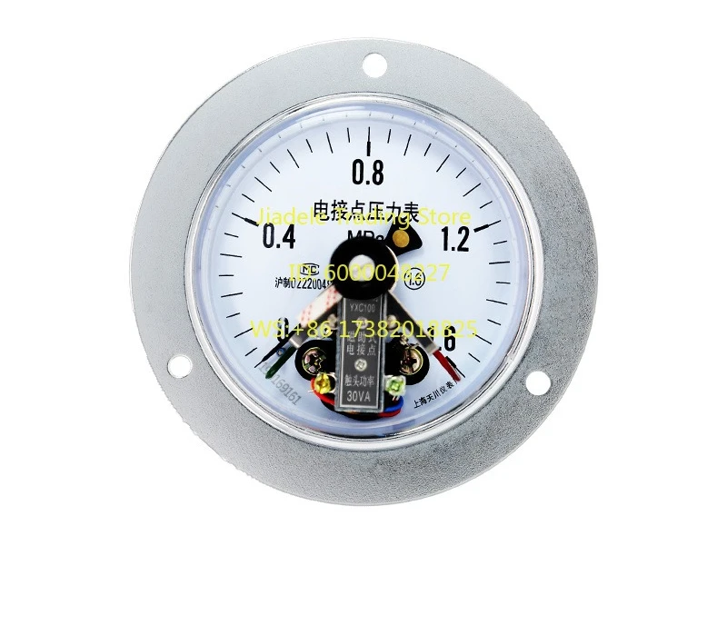 YXC-100ZT magnetic assisted axial strip edge electric contact pressure gauge
YXC-100ZT magnetic assisted axial strip edge electric contact pressure gauge