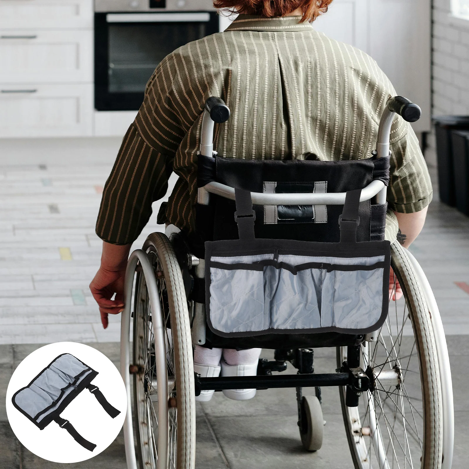 Multifunctional Hanging Bag Organizer For Wheelchair Scooter Stroller 3 Pockets Durable Fabric Side Storage Pocket Outdoor
Multifunctional Hanging Bag Organizer For Wheelchair Scooter Stroller 3 Pockets Durable Fabric Side Storage Pocket Outdoor