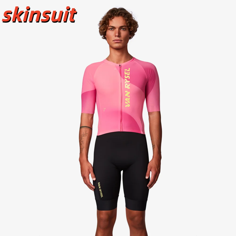 Men's Cycling Short-sleeved Skinsuit Gel Pad Shorts Jumpsuit Sportswear Bike Skinsuit Maillot Ciclismo Bike Set Roupa Ciclismo
Men's Cycling Short-sleeved Skinsuit Gel Pad Shorts Jumpsuit Sportswear Bike Skinsuit Maillot Ciclismo Bike Set Roupa Ciclismo