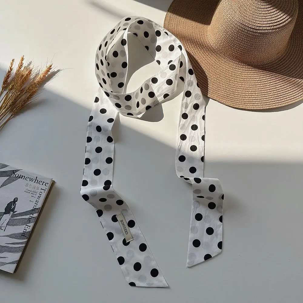 Fashion Ribbon Floral Scarf Flower Stripe Polka Dot Scarf Korean Style Dressing Decoration Scarf Headband Wedding
Fashion Ribbon Floral Scarf Flower Stripe Polka Dot Scarf Korean Style Dressing Decoration Scarf Headband Wedding