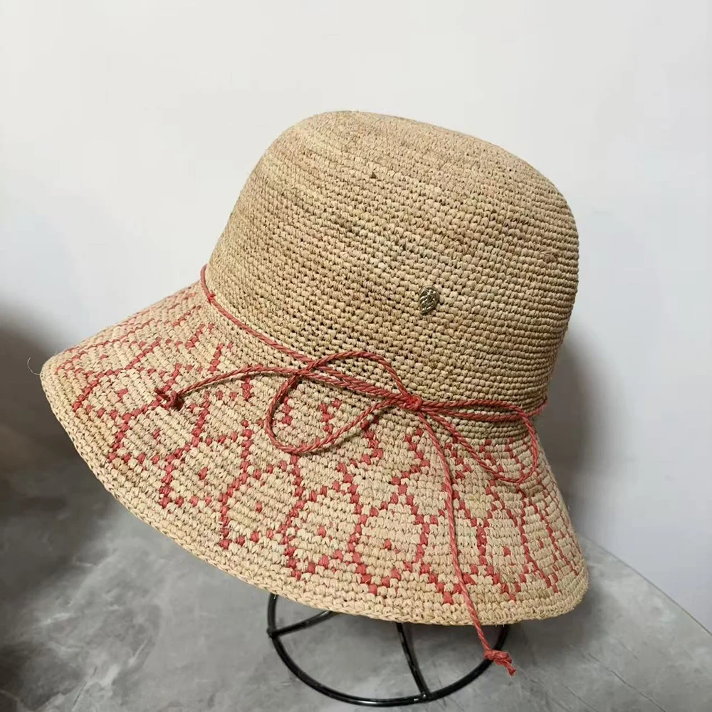 Raffia Panama Hat Women Summer Sun Protection Beach Accessory Straw Big Brim Cap Foldable For Holiday Outdoor Luxury
Raffia Panama Hat Women Summer Sun Protection Beach Accessory Straw Big Brim Cap Foldable For Holiday Outdoor Luxury